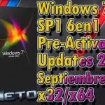 Windows 7 SP1 6en1 [Pre-Activado] [Updates 25 de Septiembre 2014] [x32/x64]